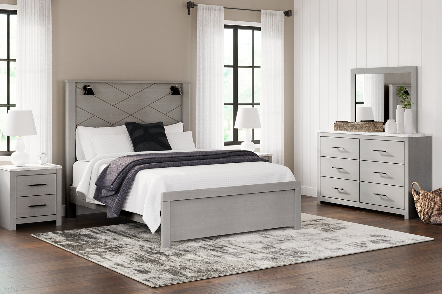 Cottonburg Panel Bed