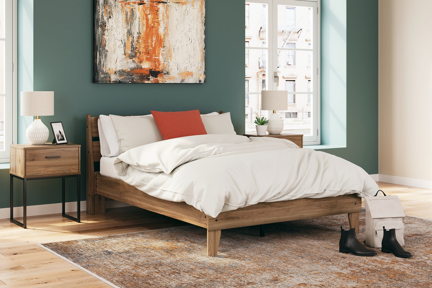 Deanlow Platform Panel Bed