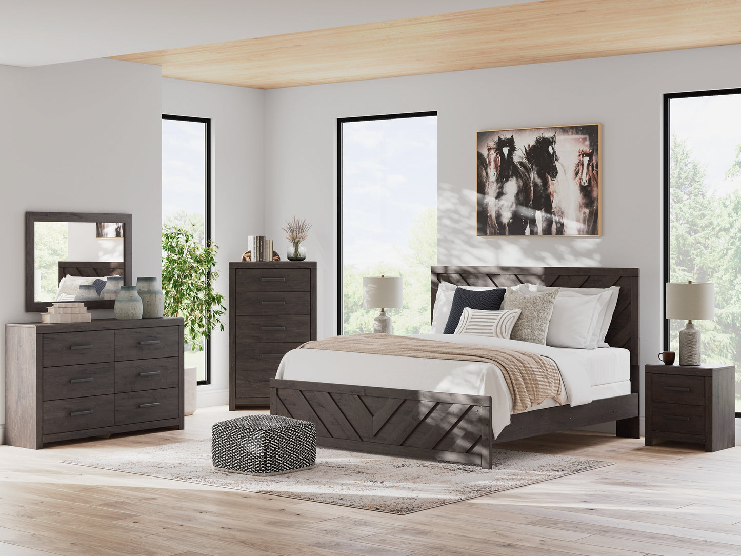 Prendonea Panel Bed