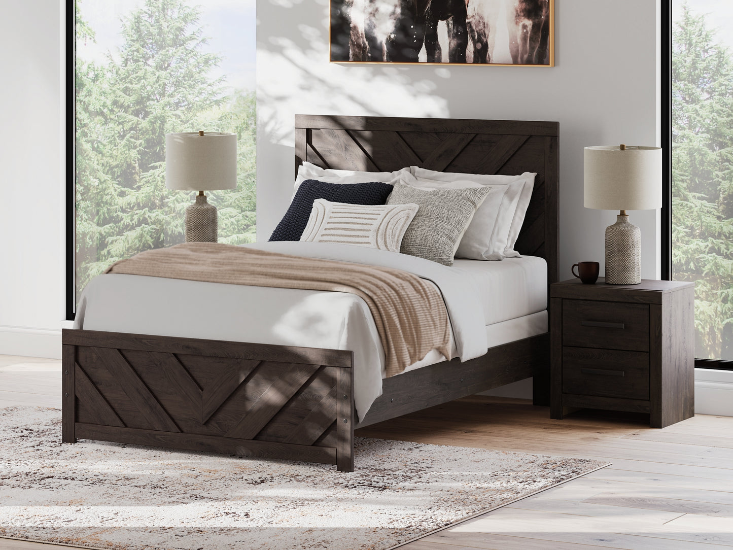 Prendonea Panel Bed