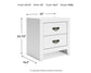 Binterglen Full Panel Bed with Mirrored Dresser and Nightstand