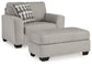 Avenal Park Chair and Ottoman