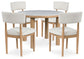 Sawdyn Dining Table and 4 Chairs