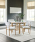 Sawdyn Dining Table and 4 Chairs