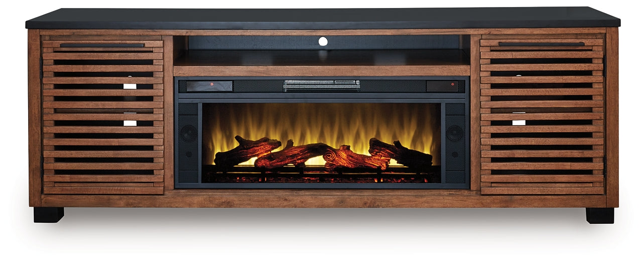 Kallari 84" TV Stand with Electric Fireplace