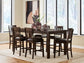 Haddigan Counter Height Dining Table and 6 Barstools