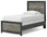 Broachmyn Twin Panel Bed Black/Gray