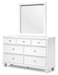Fortman Full Panel Storage Bed, Dresser, Mirror and Nightstand