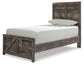 Wynnlow Queen Crossbuck Panel Bed