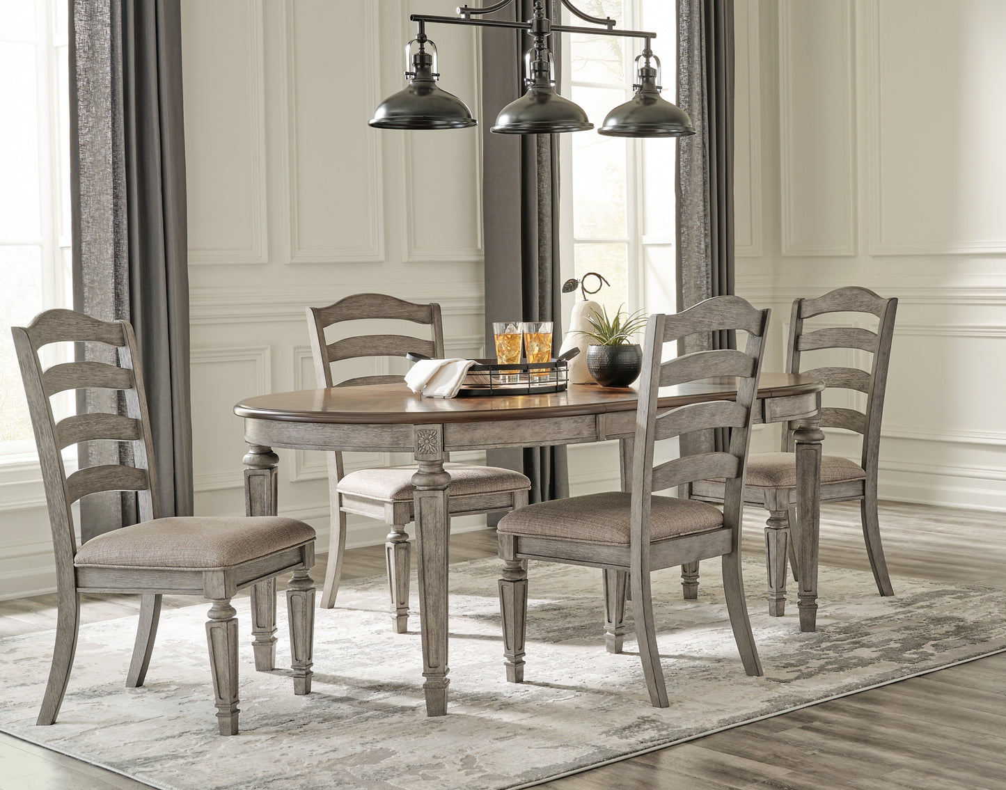 Lodenbay Dining Table and 4 Chairs