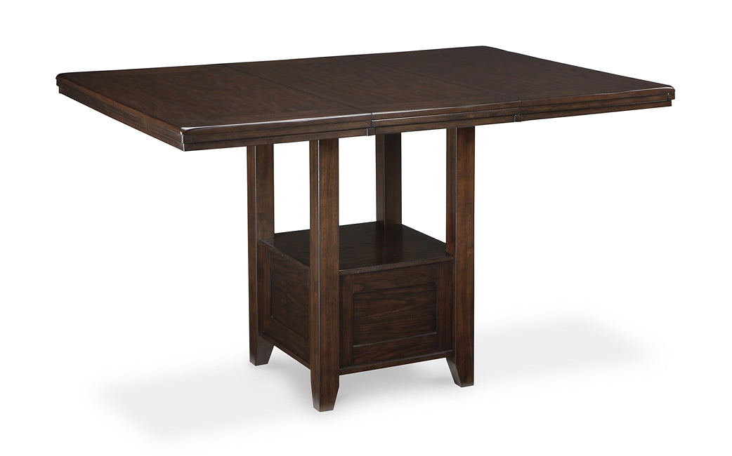 Haddigan Counter Height Dining Table and 4 Barstools