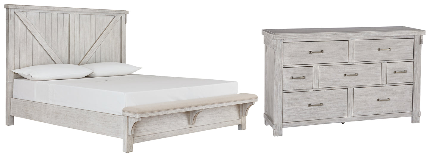 Brashland Queen Panel Bed with Dresser